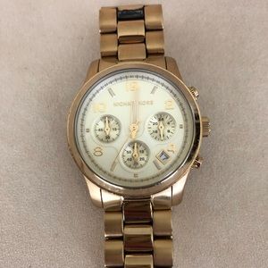 Michael Kors Gold Stainless Steal Watch